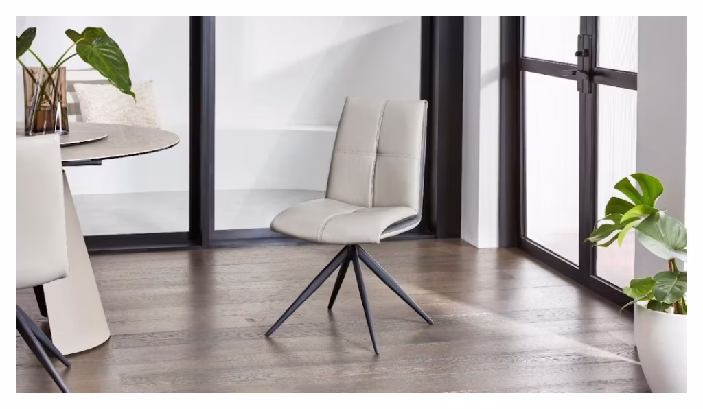 ELYSIAN SWIVEL DINING CHAIR - BEIGE