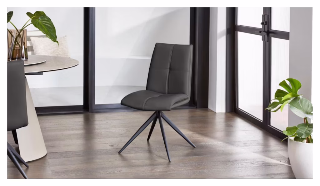 ELYSIAN SWIVEL DINING CHAIR - GREY