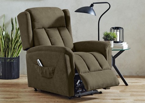 LONGREEF SINGLE MOTOR LIFT CHAIR - MINK