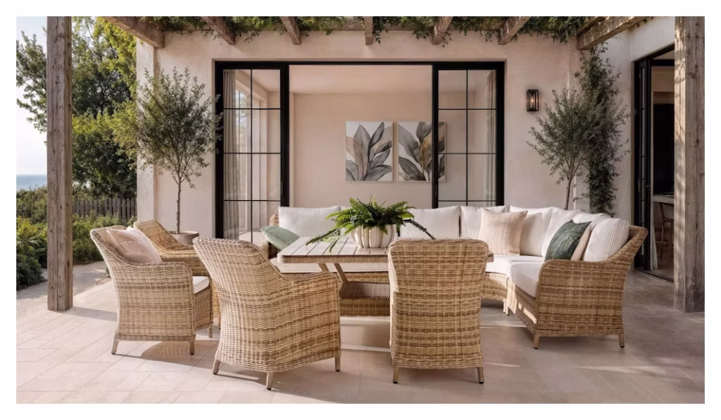MISSISSIPPI 9PC STRIPED SETTING